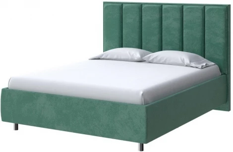 PROxSON Кровать Routa без основания (Ткань: Велюр Casa Изумрудный) 180x190