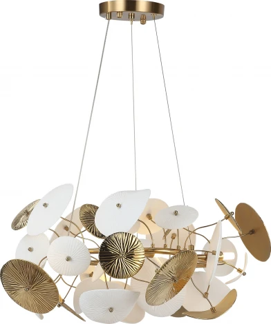 Светильник подвесной ST Luce SL1518.303.06 Латунь/Белый G9 6*5W 4000K (220V, на тросе)