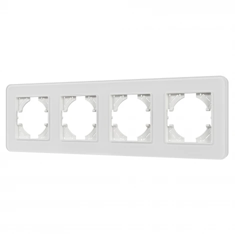 Рамка стеклянная FRM-OMALI-GS-4-WH (Arlight) 049700
