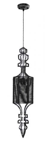 Подвесной светильник Crystal Lux Prima SP1 B BLACK-SILVER/BLACK