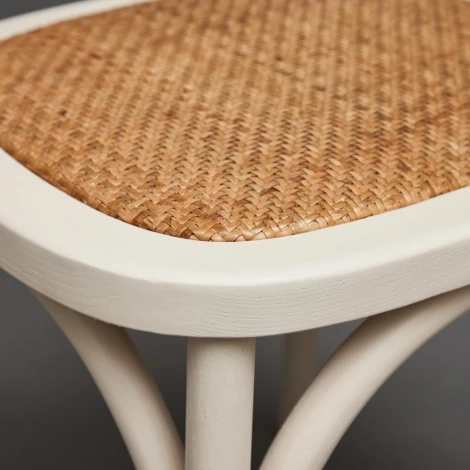 Стул CROSS (mod.CB2001) Белый (butter white) (дерево береза)