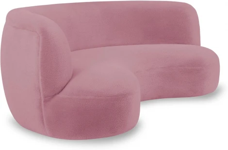 Диван Patti 2400 ОГОГО (арт.853239), (Мех/Розовый)