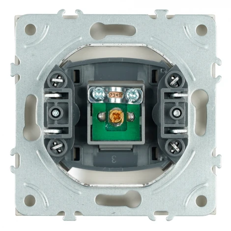 ТВ-розетка (кашемир, soft touch) Stekker Эмили 49901