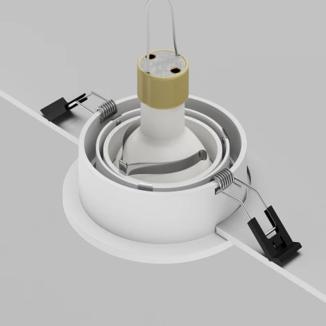 Встраиваемый светильник Maytoni Technical Атом / Atom 1*GU10 10 Вт DL023-2-01W-1(N)
