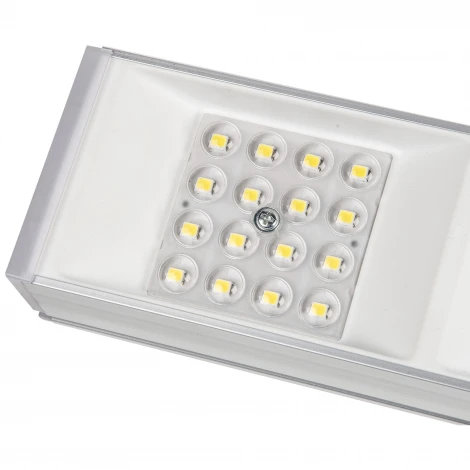 Светильник линейный линейный светодиодный накладной соединяемый, 6500K Uniel ULO-EL120B-100W/6500K/K SILVER LINKABLE