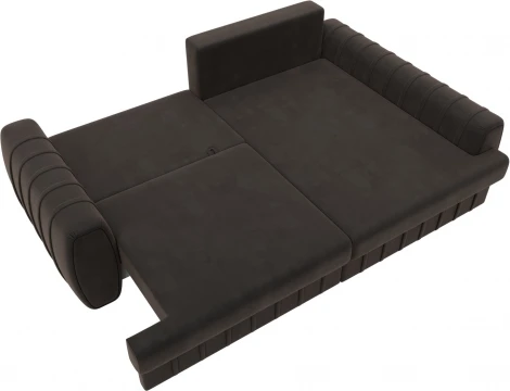 Диван угловой Лига-057 НПБ угол правый Лига Диванов (Велюр) арт.129272