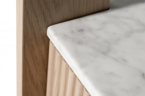 77IP-20100 Тумбочка с ящиком светлая 56*48*48см Garda Decor