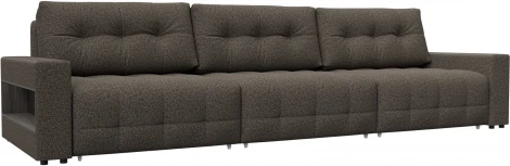 Диван прямой с полками Лига-053 НПБ Лонг Лига Диванов (Велюр) арт.128928