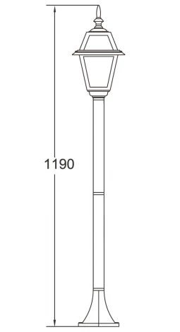 Наземный фонарь Oasis Light Faro Lgg 91106