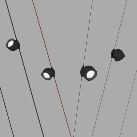 Трековый светильник 48V Denkirs Belty Spot DK5540-BK (LED)