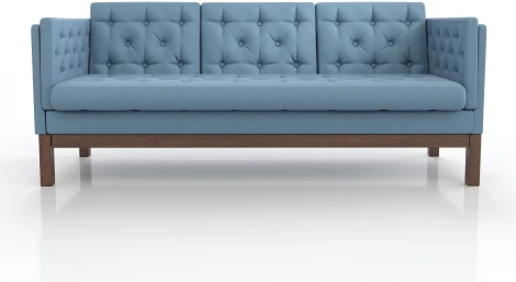 Диван Arsko Айверс Б орех голубая рогожка