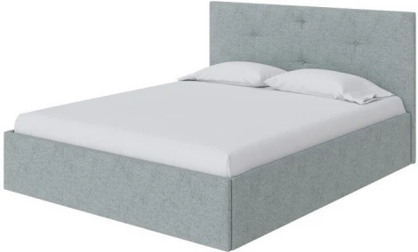 PROxSON Кровать Mono Plus (Ткань: Жаккард Tesla Стальной) 180x200