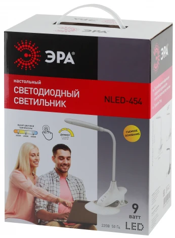 Офисная настольная лампа Эра NLED-454-9W-BK