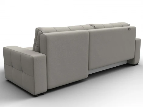 Диван угловой Лига-122 угол универсальный (ДСП,Брус,Рогожка/Бежевый) Лига Диванов 137597