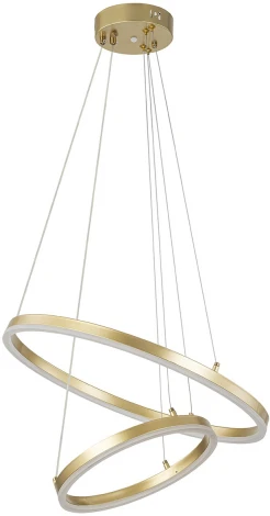 Подвесной светильник Escada Void 10254/2LED 66W Gold APP (регулировка яркости, 220V, пульт управления, управление смартфоном, на тросе)