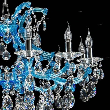 Подвесная люстра Osgona Champa blu 698125