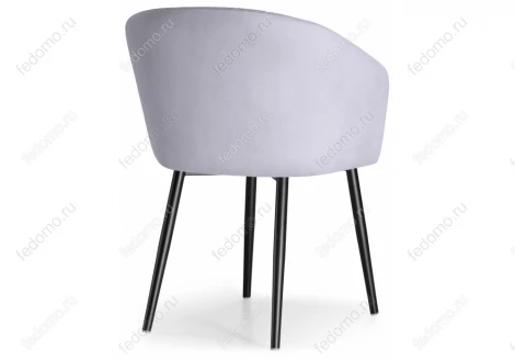 Стул Woodville на металлокаркасе Моншау velutto 49 / черный 462392