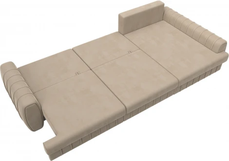 Диван угловой Лига-057 НПБ Лонг угол правый Лига Диванов (Велюр) арт.129297