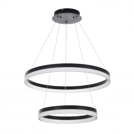 Подвесной светильник светодиодный с пультом с регулировкой цветовой температуры и яркости LED4U LED4U L10823-60-40 BK