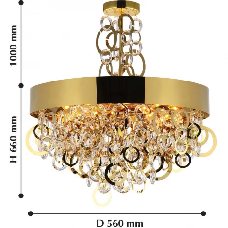 Потолочная люстра Favourite Leporem 2207-9P