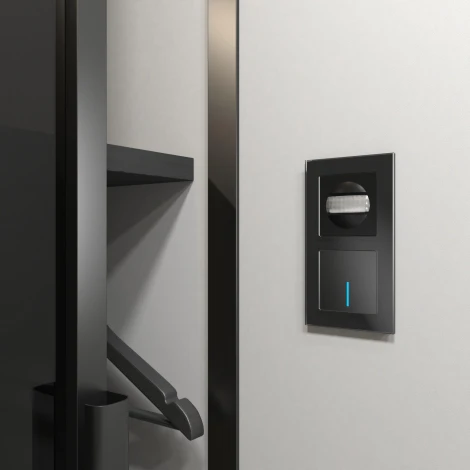 Датчик движения 500 Вт, двухпроводный (черный) Werkel W1155108 (a054898)