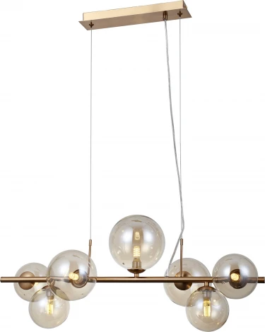 Подвесная люстра Moderli Molly V10789-7P (220V, на тросе, шар, молекулы)