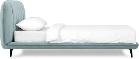 Кровать Amsterdam 1800 ОГОГО (арт.583435), (Велюр/Бирюзовый)