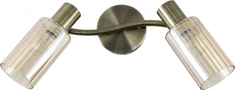 Спот Escada Kappa 682/2A 2x40Вт E14, металл/стекло, античная бронза