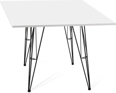 Стол SHT-TU10/80/80 ЛДСП черный муар/белый Sheffilton SHT-TU10 5658750401