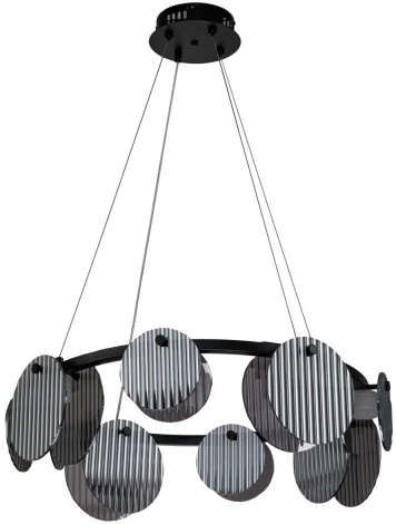 Подвесной светильник светодиодный Stilfort Relux 4008/02/08P (220V, пульт управления, на тросе, круглые)