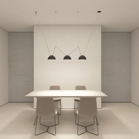 Трековый светильник 48V Denkirs Belty Flow DK5560-BK (LED, круглые)