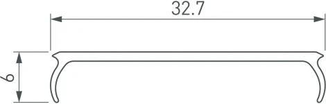 Экран W33-S-2500 OPAL (Arlight, Пластик) 041830
