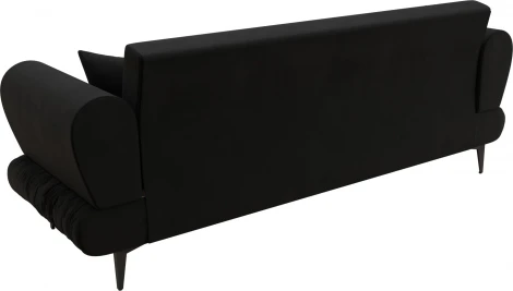 Диван-книжка Лига-045 (Черный/Микровельвет) Лига Диванов арт.122336