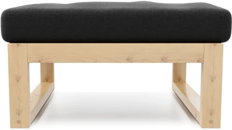 Пуф Arsko Амбер сосна черная рогожка