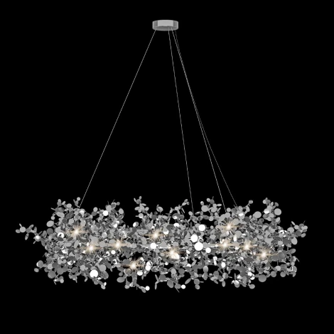 Подвесная люстра Loft It Spark 10101/800 Chrome (220V, на тросе, лепестки)