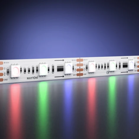 Светодиодная лента IP67 12В 5050 14,4Вт/м RGB 5м Maytoni SPI светодиодная лента 201244