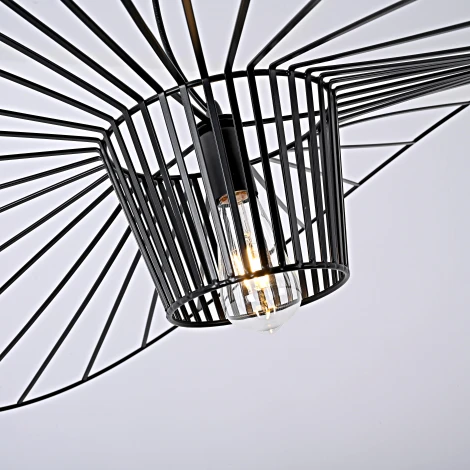 Подвесной светильник Hat D100 Black ImperiumLoft ﻿Hat01 (220V, на тросе)