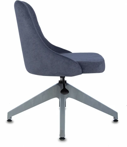 Кресло Бюрократ CH-340GLZ синий Light-27 крестов.4-луч. пластик пластик серый