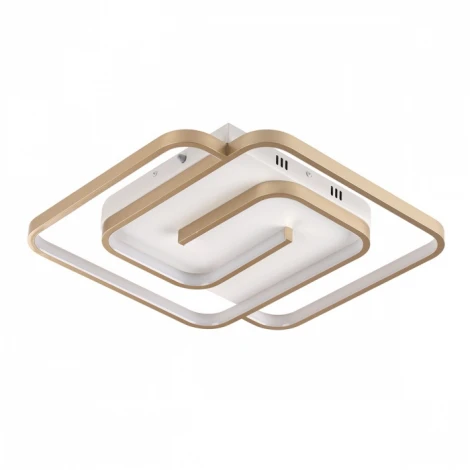 Потолочная большая люстра Lumion Twist 8019/75CL шампань/белый металл/акрил LED 75W 220V 3000-6000K