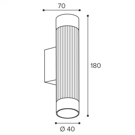 Светильник Wolta WSL-MR11/W16BG под лампу MR11 с цоколем GU10 Черный / золотой SHELL