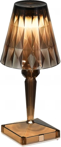 Настольная лампа ST Luce Sparkle SL1010.734.01 Дымчато-серый/Дымчато-серый LED 1*2W 3000K - 6000K