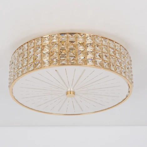 Потолочный светильник круглый Citilux Портал CL324152 (220V, хрусталь K9)