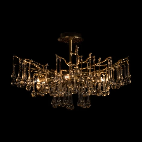 Потолочная люстра на штанге Loft It Coral 10351/600C AB (220V, ветки)