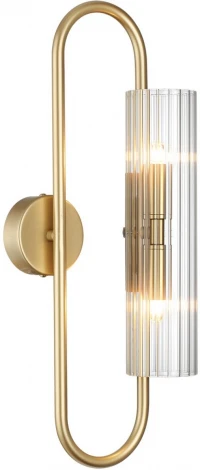 Бра Lumion Toronto 6560/2W золотой/прозрачный/металл/стекло G9 2*20W 220V