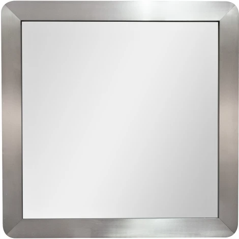 58DB-04803 Зеркало рама нерж.сталь/мат.никель 110*110*7,5см Garda Decor