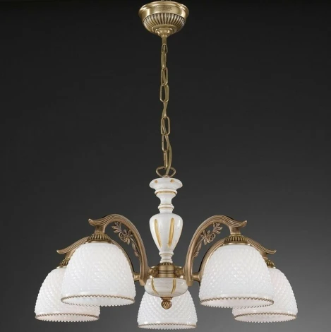 Подвесная люстра Reccagni Angelo 8606 L 8606/5 (220V, на цепи)