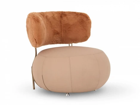 Кресло Oysho ОГОГО 761813 (бежевый, терракотовый)