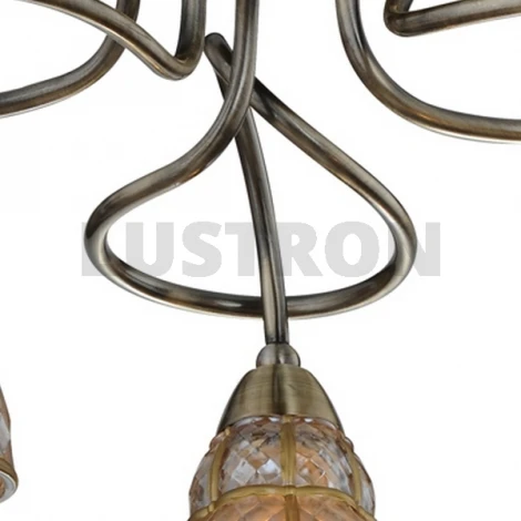Потолочная люстра IDLamp 871 871/3PF-Oldbronze