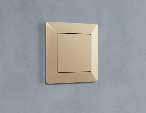 Лицевая панель Ambrella Volt ALFA (Шампань) заглушка для суппорта QUANT AP6160