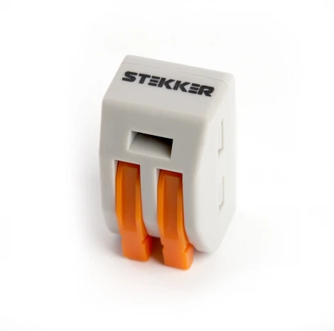 Клемма рычажковая 2-х проводная Stekker 39866